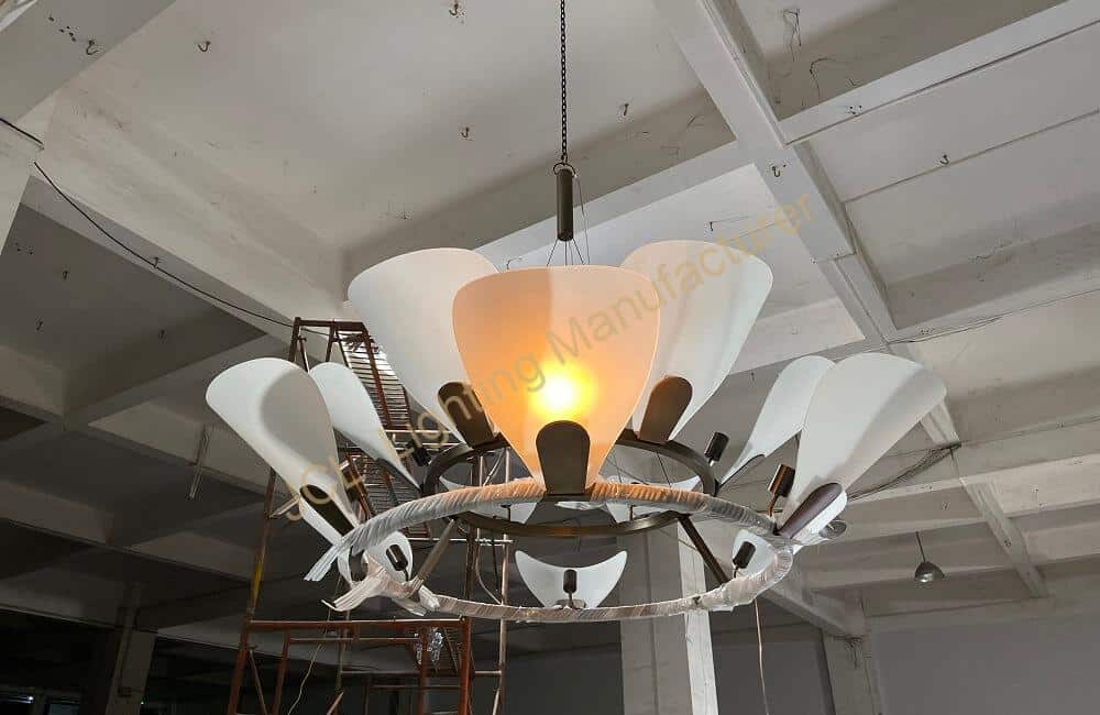 custom chandelier prototype for the banquet of Kimpton Hotel Shinjuku Tokyo, Japan