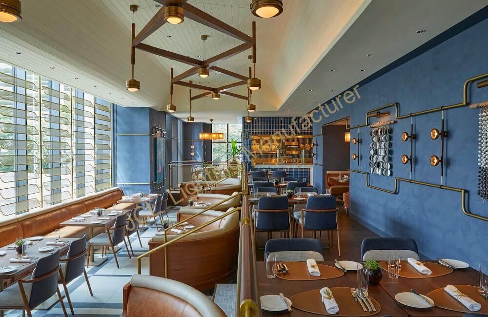 final chandelier effect for the dining area of Kimpton Hotel Shinjuku Tokyo, Japan